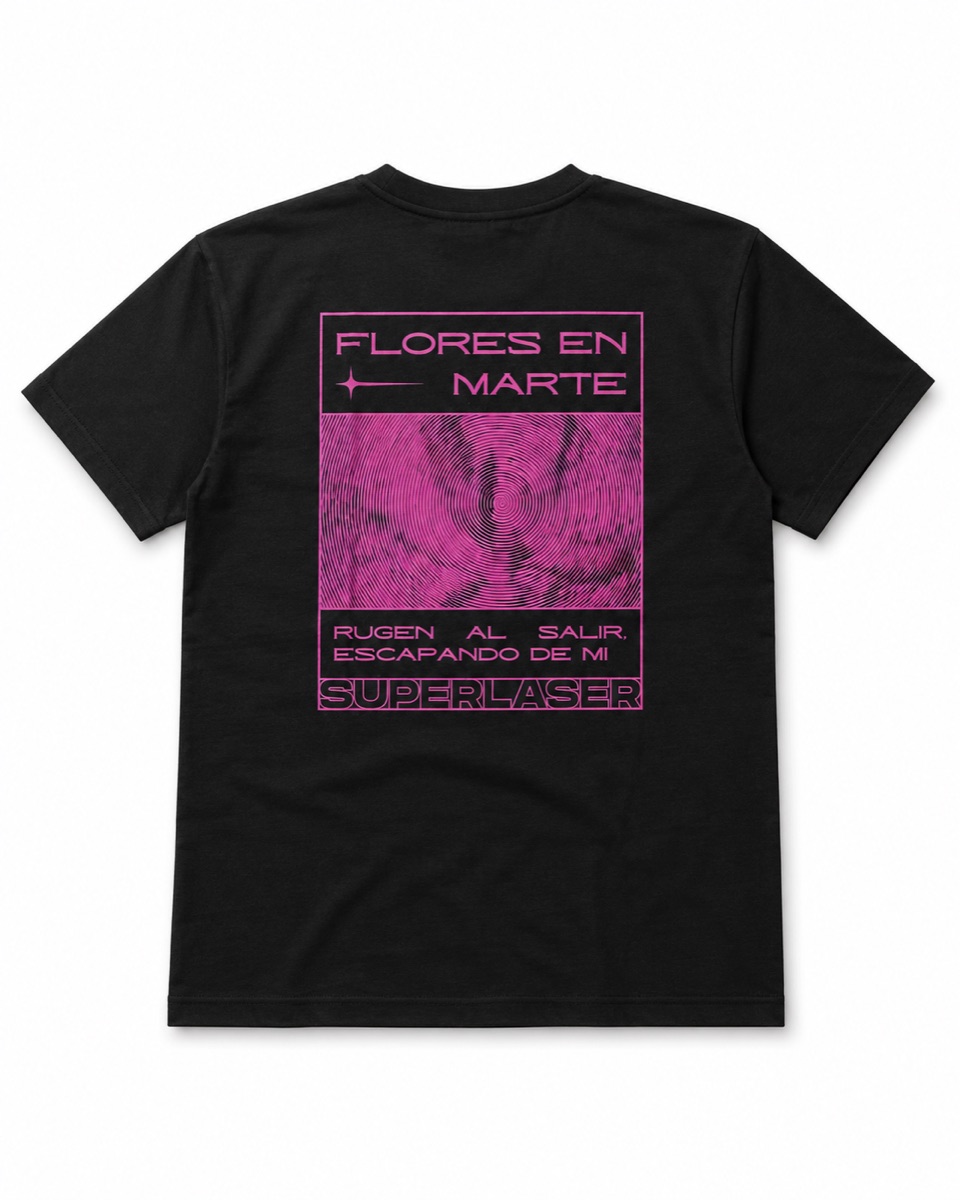Camiseta Superlaser — espalda