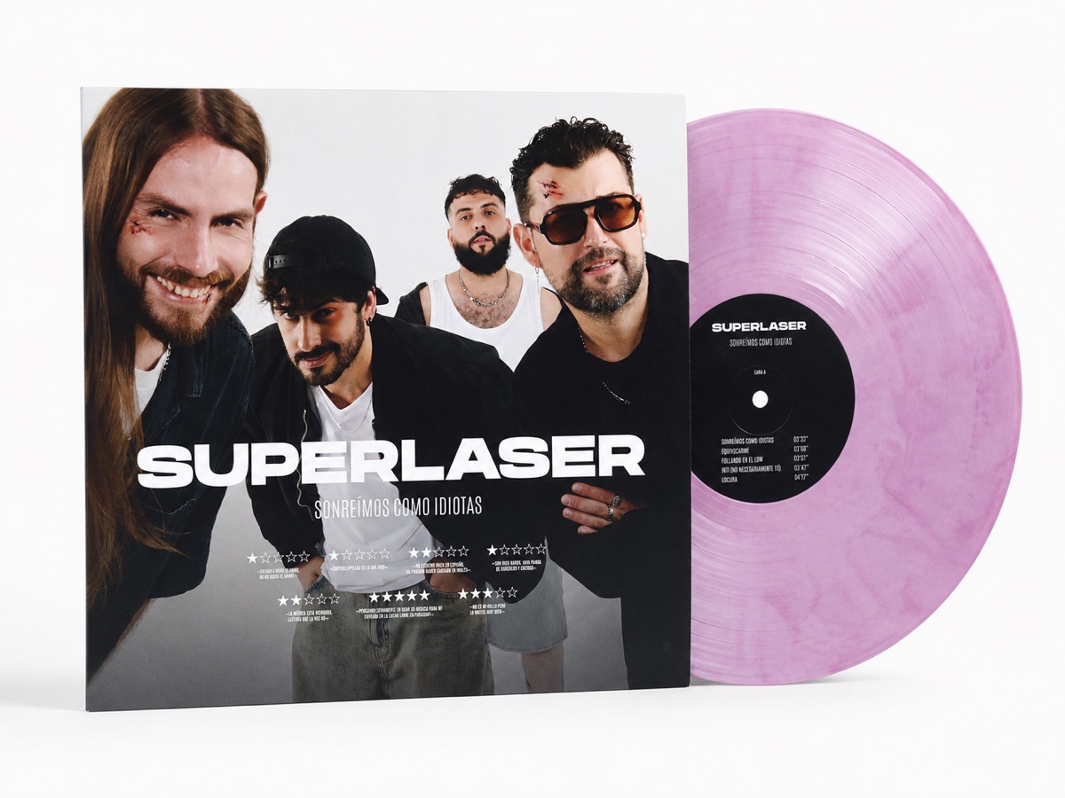 Vinilo Sonreímos como idiotas